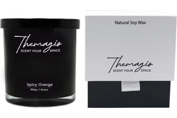 Αρωματικό Κερί Σόγιας Themagio Spicy Orange 300gr 1 Τεμάχιο Αρωματικό Κερί Σόγιας Themagio Spicy Orange 300gr 1 Τεμάχιο