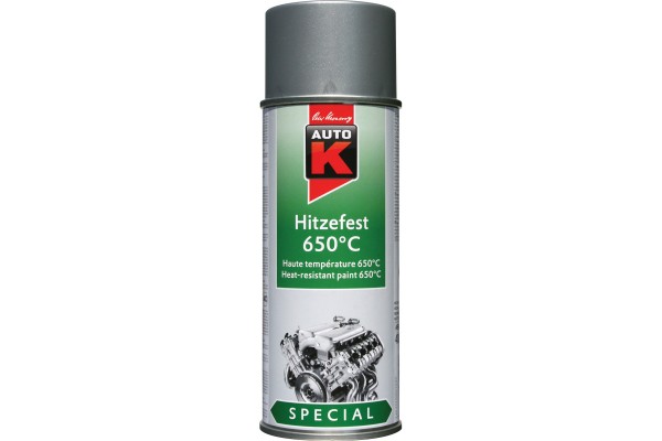 Kwasny Group Autok 233030 Spray Βερνικι Υψηλων Θερμοκρασιων (650°C), Ασημι - 400 Ml