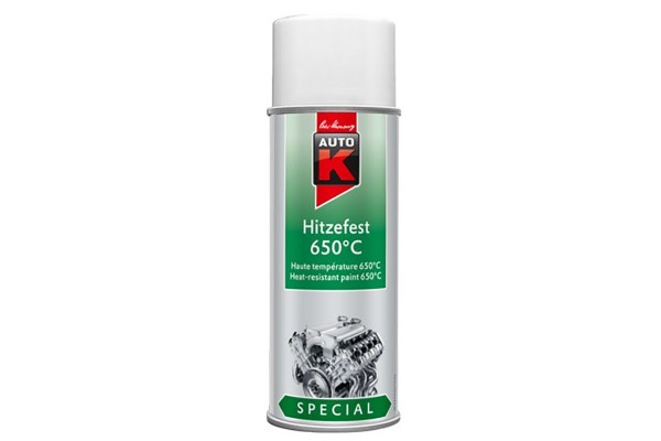 Kwasny Group Autok 233042 Spray Βερνικι Υψηλων Θερμοκρασιων (650°C), Ασπρο - 400 Ml