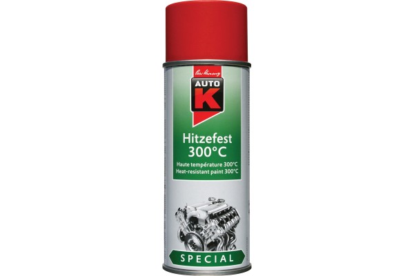 Kwasny Group Autok 233047 Spray Βαφης Υψηλων Θερμοκρασιων (300°C), Kοκκινο 400 Ml