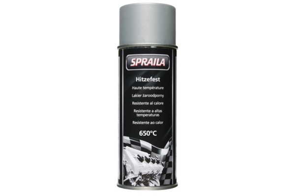 Kwasny Group Spraila 300041 Spray Βαφης Υψηλων Θερμοκρασιων (650°C) ,ΜΑΥΡΟ - 400 Ml