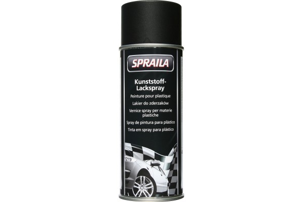 Kwasny Group Spraila 300097 Spray Βαφης Πλαστικων Επιφανειων ,ΕΛΑΦΡΥ Μαυρο - 400 Ml