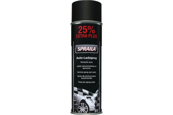 Kwasny Group Spraila 300961 Spray Βαφης , Μαυρο Σατινε - 500ML
