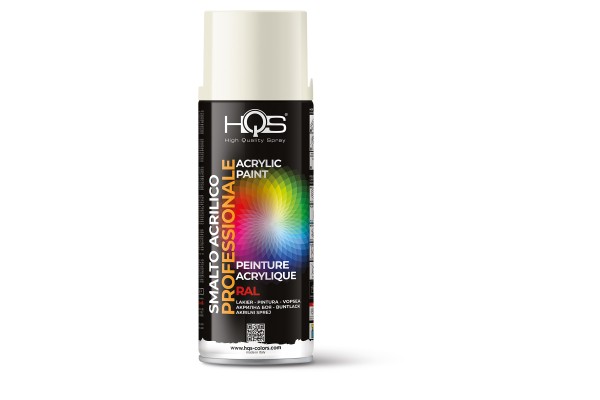 Hqs 400HQS9001 Spray Ral 9001 , ΛΕΥΚΟ-ΜΠΕΖ - 400 Ml