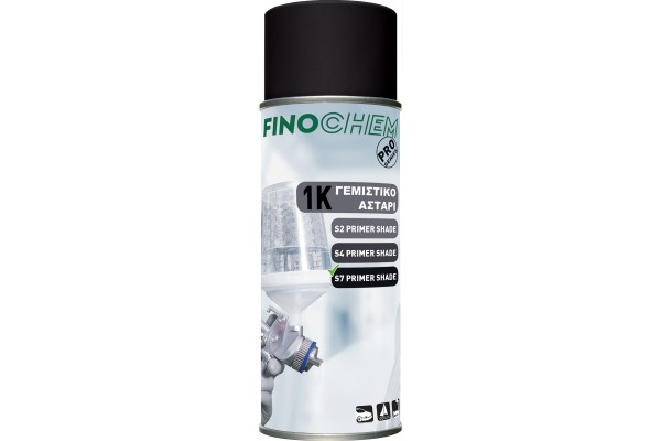 Finochem 945497 Spray Γεμιστικο & Ασταρι 1Κ, S7 Μαυρο - 500ML