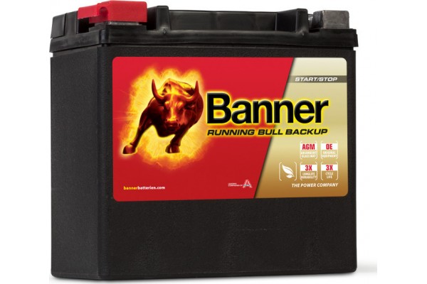 Banner Μπαταρία Αυτοκινήτου 51400 Running Bull BackUp με Χωρητικότητα 12Ah Start/Stop