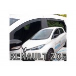 Heko Σετ Ανεμοθραύστες Πίσω για Renault Zoe 5D 2012 4τμχ