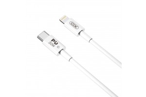XO NB-Q189B PD 20W Καλώδιο Φόρτισης + Data Type-C Σε Lightning 2m