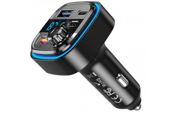 XO-BCC08 Φορτιστής Αυτοκινήτου Bluetooth MP3 + 5V 3.1A Με Φώς