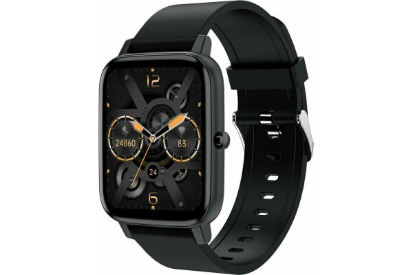 XO H80 Smartwatch με Παλμογράφο (Μαύρο)