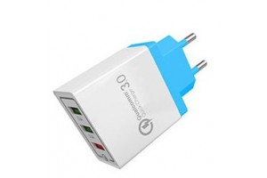 ΦΟΡΤΙΣΤΗΣ UNIV. QC3.0 3xUSB ΦΟΡΤΙΣΤΗΣ UNIV. QC3.0 3xUSB
