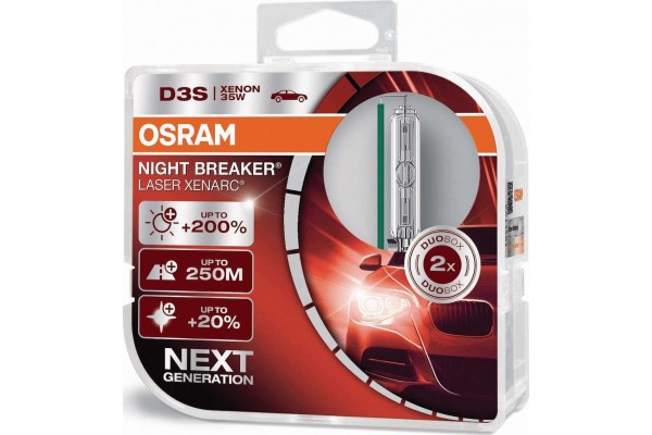 Osram D3S Xenarc Night Breaker Laser 2τμχ