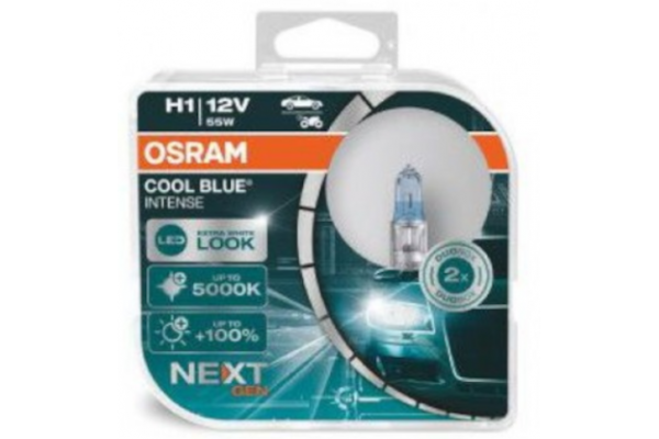 Osram H1 Cool Blue Intense Nextgeneration + 100% 12V 55W 2τμχ
