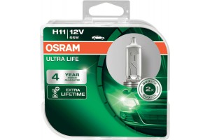Osram Λάμπες Αυτοκινήτου Ultra Life H11 Αλογόνου 12V 55W 2τμχ