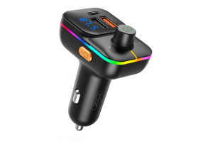 XO BCC09 Φορτιστής Αυτοκινήτου Bluetooth MP3 Με TF Card Slot + PD 25W