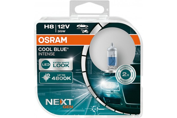 Osram H8 Cool Blue Intense Nextgen +100% 12V 35W 2τμχ