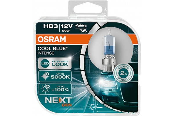 Osram HB3 Cool Blue Intense Nextgen +100% 12V 60W 2τμχ