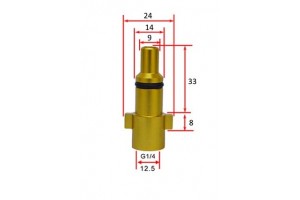 Μεταλλικος Ανταπτορας Για Αφροποιητη Πιεστικού - Huter - Anlu - Kolher - IPC