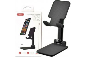 XO C46A Βάση Γραφείου για Κινητό και Tablet σε Μαύρο χρώμα