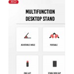 XO C46A Βάση Γραφείου για Κινητό και Tablet σε Μαύρο χρώμα