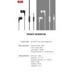 XO EP21 Ακουστικά Handsfree με Βύσμα 3.5mm Μαύρο