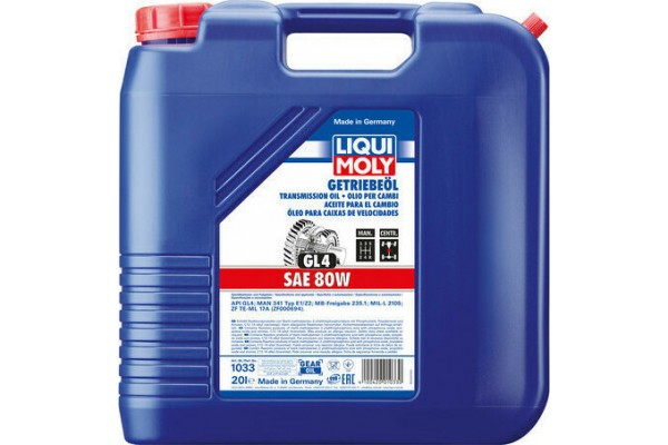 Liqui Moly Gear Oil (GL4) SAE 80W  20lt - 1033