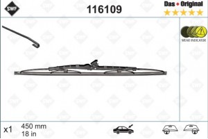 Swf Μάκτρο Καθαριστήρα - 116109