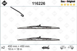 Swf Μάκτρο Καθαριστήρα - 116226