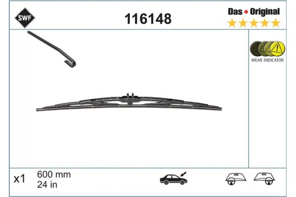 Swf Μάκτρο Καθαριστήρα - 116148