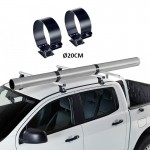 Βάσεις Οροφής Για Μεταφορά Σωλήνα Cruz 941-030 20cm 2 Τεμάχια