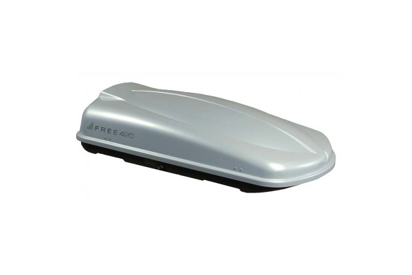 Μπαγκαζιέρα Οροφής Free 420L Silver Με Μονό Άνοιγμα & Quick Fix Τοποθέτηση