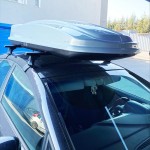 Μπαγκαζιέρα Οροφής Space 530L Silver Γυαλιστερή Με Διπλό Άνοιγμα