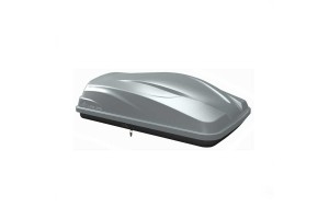 Μπαγκαζιέρα Οροφής Cube 370L Silver Με Μονό Άνοιγμα