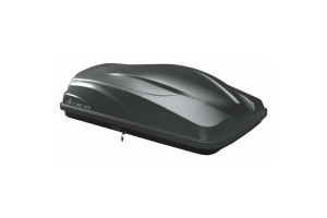 Μπαγκαζιέρα Οροφής Cube 370L Μαύρη Με Μονό Άνοιγμα