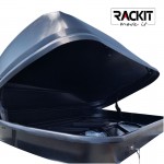 Μπαγκαζιέρα Οροφής Αυτοκινήτου Rackit Move 580lt Μαύρη Με Μονό Άνοιγμα