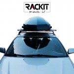 Μπαγκαζιέρα Οροφής Αυτοκινήτου Rackit Star 480lt Μαύρη Γυαλιστερή Με Διπλό Άνοιγμα & Quick Fix Τοποθέτηση