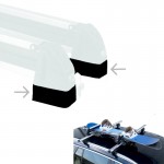 Βάσεις Για Μπάρα Σκι Αλουμινίου Iceberg 80x30mm 4 Τεμάχια