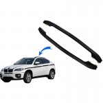 Μπάρες Οροφής Railing Για Bmw X6 E71 E72 08-15 (Roof Rails) Μαύρες 2 Τεμάχια