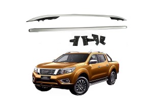Μπάρες Οροφής Railing Για Nissan Navara 2015-2020 (Roof Rails) Ασημί 2 Τεμάχια