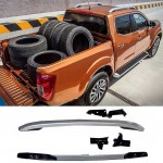 Μπάρες Οροφής Railing Για Nissan Navara 2015-2020 (Roof Rails) Ασημί 2 Τεμάχια