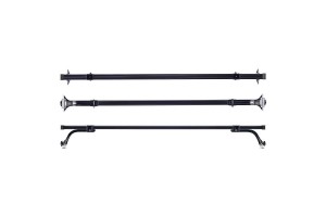 Μπάρες Οροφής Σιδερένιες Cruz ECO-1 115cm 920-000C1 Σετ Με Πόδια Universal Νεροχύτη 2 Τεμάχια