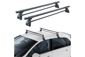 Μπάρες Οροφής Σιδερένιες Cruz 921-004 Optima 0T-140cm Μαύρες 2 Τεμάχια