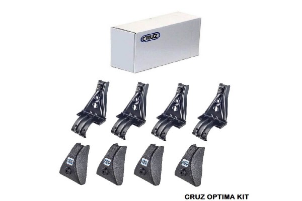 Πόδια / Άκρα Για Μπάρες Οροφής Cruz Optima 931-067 Για Ford Fiesta 02-09 3D Σετ 4 Τεμάχια