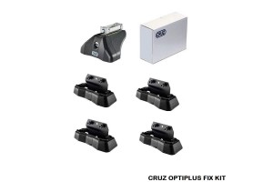 Πόδια / Άκρα Για Μπάρες Οροφής Cruz Optiplus Fix 936-006 Για Bmw 5 F10 10-17 4D Σετ 4 Τεμάχια