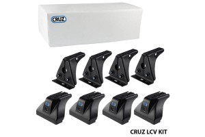 Πόδια / Άκρα Για Μπάρες & Σχάρες Οροφής Cruz Lcv 934-310 Για Berlingo/Partner/Combo 2018+ / Proace 2019+ Σετ 4 Τεμάχια