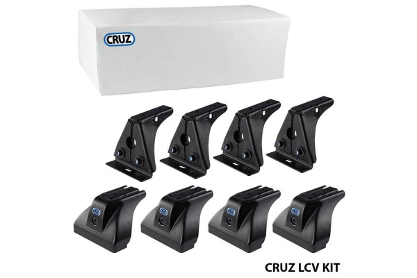Πόδια / Άκρα Για Μπάρες & Σχάρες Οροφής Cruz Lcv 934-310 Για Berlingo/Partner/Combo 2018+ / Proace 2019+ Σετ 4 Τεμάχια