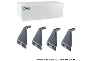 Πόδια / Άκρα Για Μπάρες & Σχάρες Οροφής Cruz Lcv 933-074 Νεροχύτη Universal V22 22cm Σετ 4 Τεμάχια