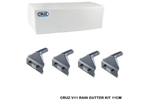 Πόδια / Άκρα Για Μπάρες & Σχάρες Οροφής Cruz Lcv 933-071 Νεροχύτη Universal V11 11cm Σετ 4 Τεμάχια