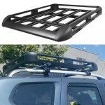 Σχάρα Οροφής Αυτοκινήτου Rackit Αλουμινίου Aero Μαύρη 127x96cm 28827