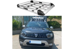 Σχάρα Οροφής Αυτοκινήτου Rackit Αλουμινίου Aero Ασημί 140x100cm 28833